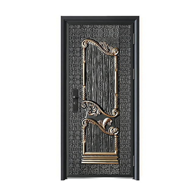 Decorative luxury steel doors for added curb appeal