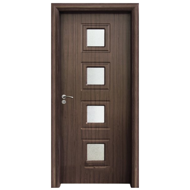 Interior wooden glass doors with modern finishes